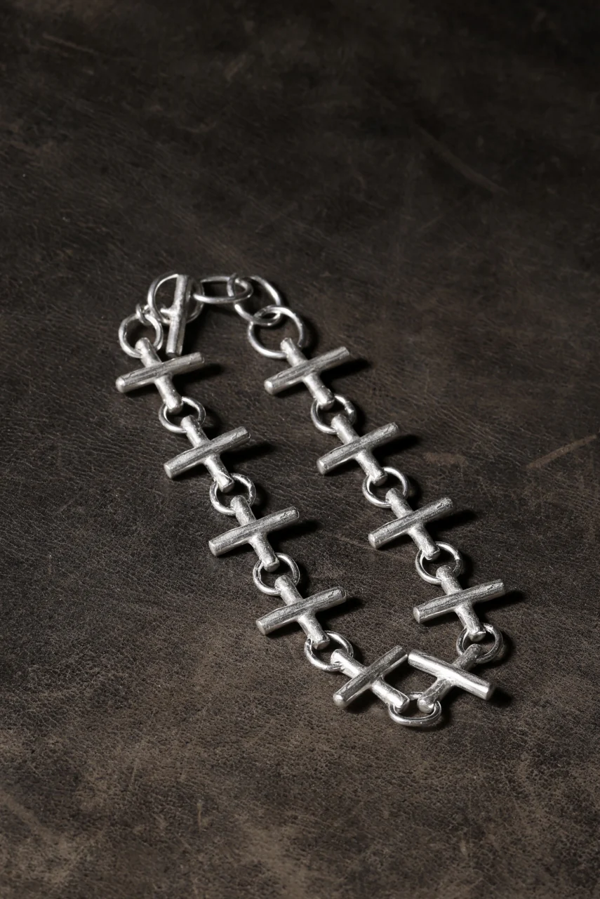 m.a+ cross multiple silver cross bracelet / AB+++ AG (SILVER) - Image 13