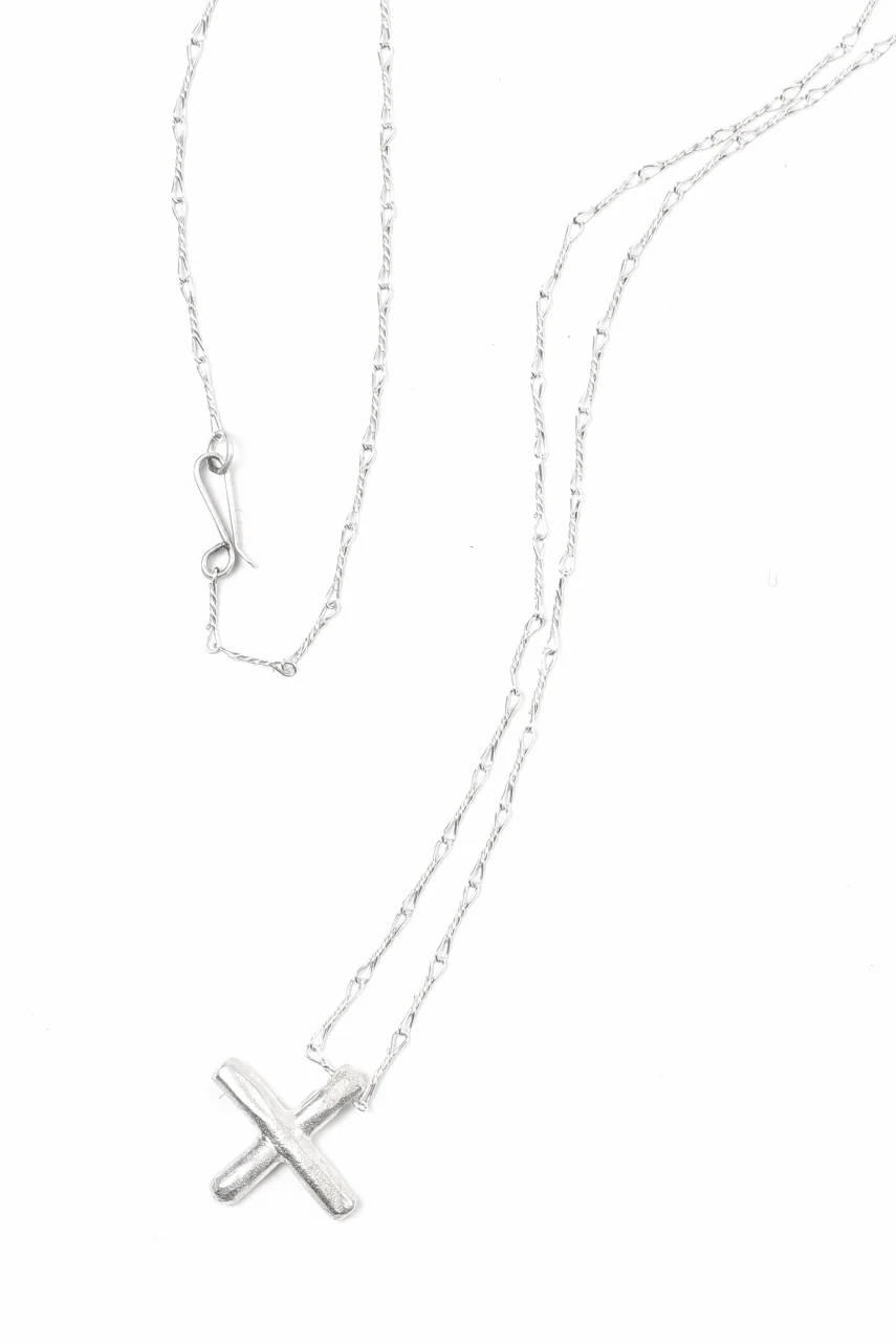 m.a+ cross pendant 60cm chain / AC60/C5/AG (SILVER) - Image 14