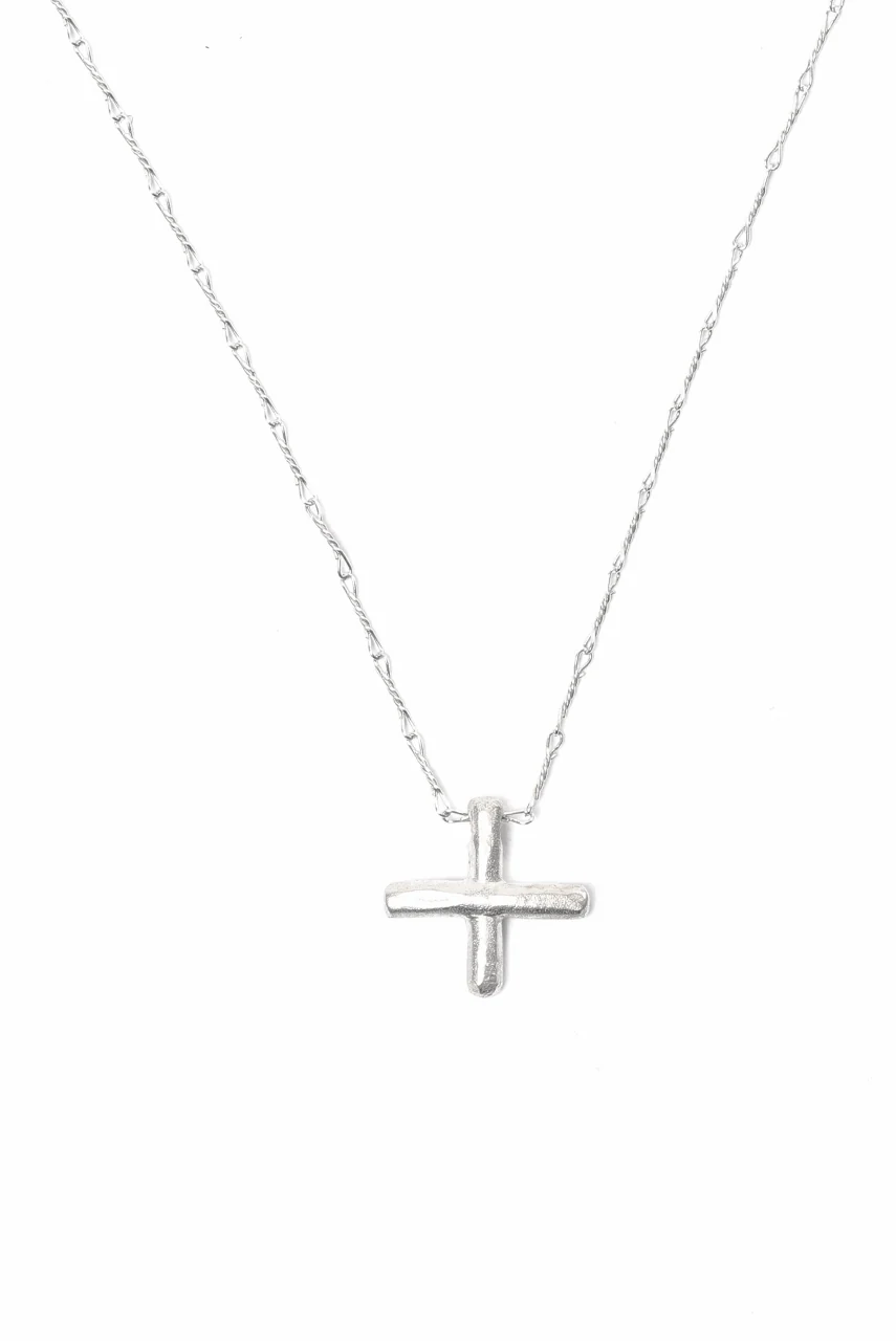 m.a+ cross pendant 60cm chain / AC60/C5/AG (SILVER) - Image 2