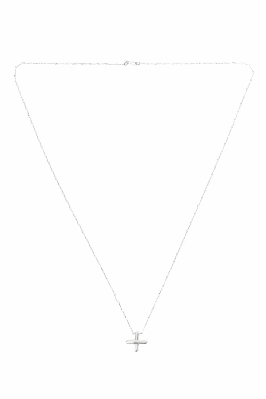 m.a+ cross pendant 60cm chain / AC60/C5/AG (SILVER) - Image 5