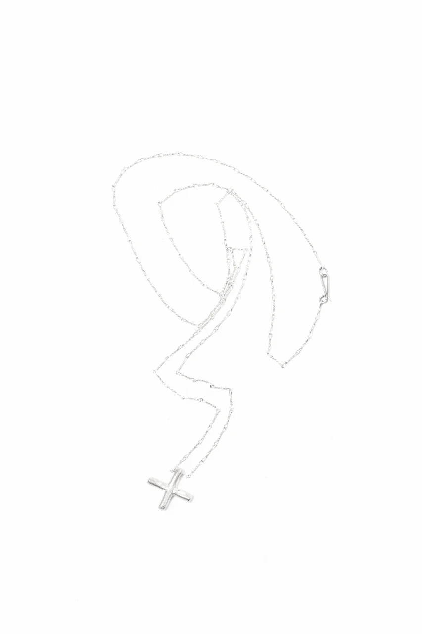 m.a+ cross pendant 60cm chain / AC60/C5/AG (SILVER) - Image 8