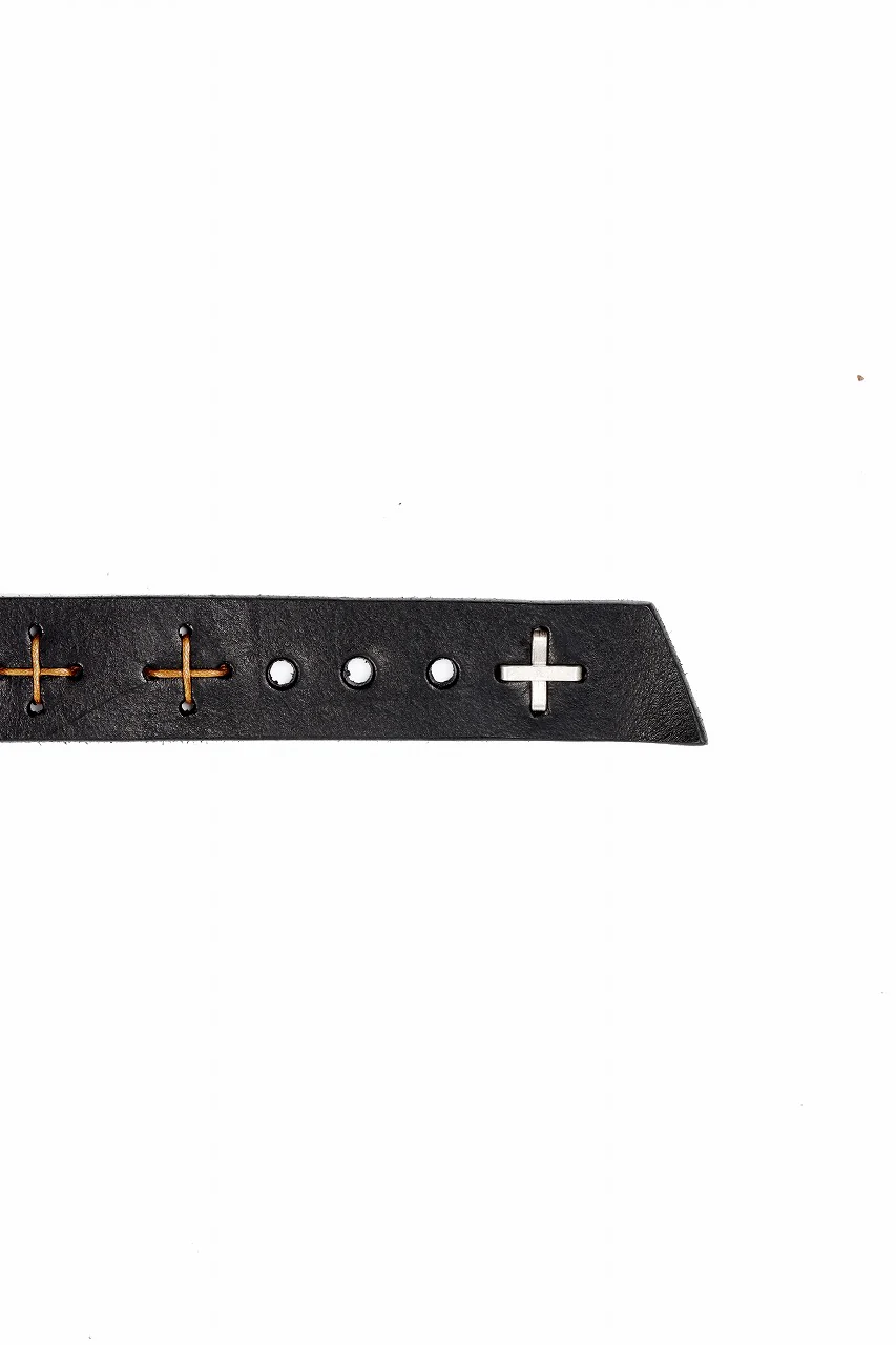 m.a+ cross stitched med wrist band / A-F8E1 GR 3,0 (BLACK) - Image 12