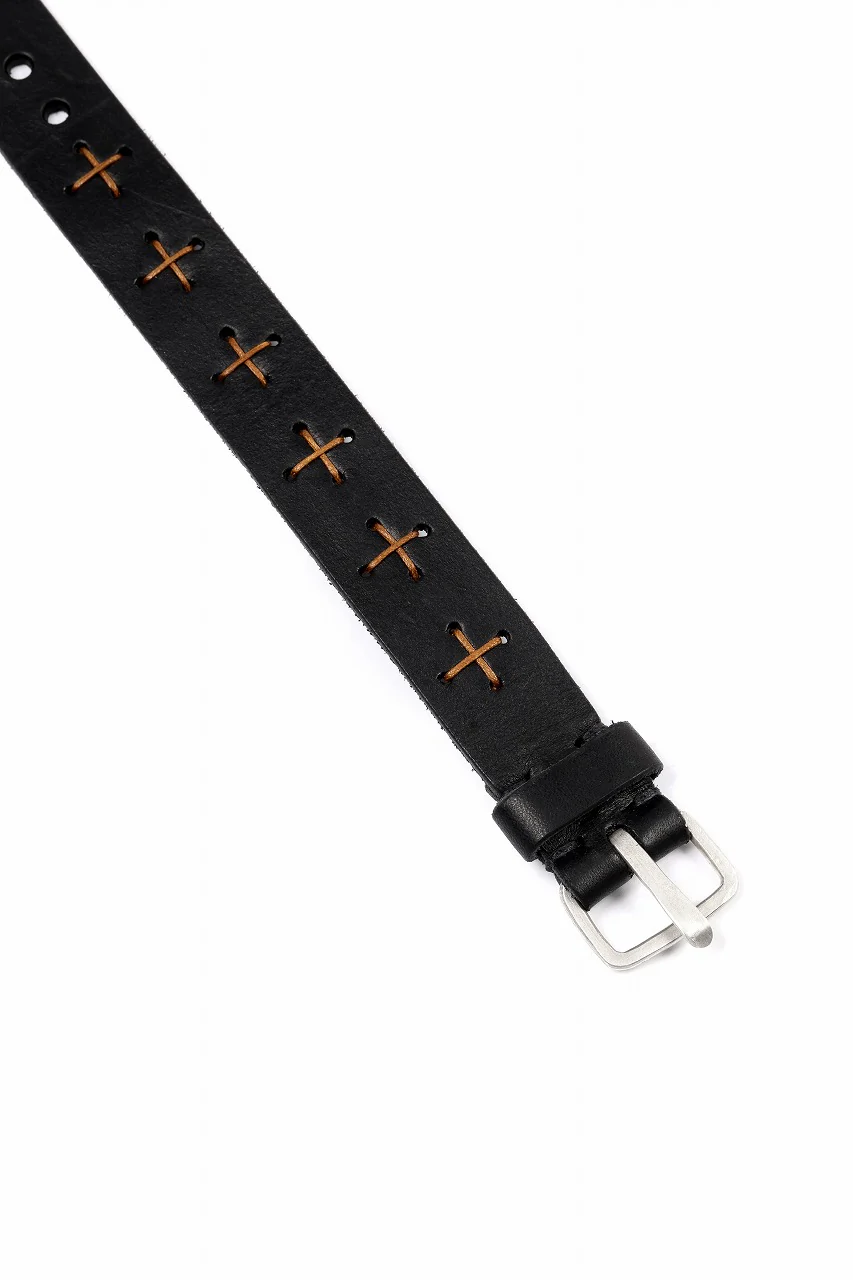 m.a+ cross stitched med wrist band / A-F8E1 GR 3,0 (BLACK) - Image 13