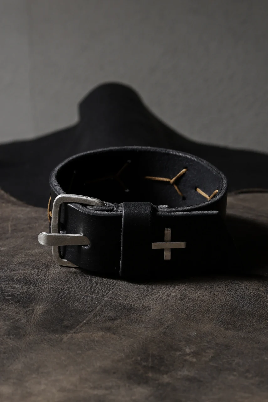 m.a+ cross stitched med wrist band / A-F8E1 GR 3,0 (BLACK) - Image 20