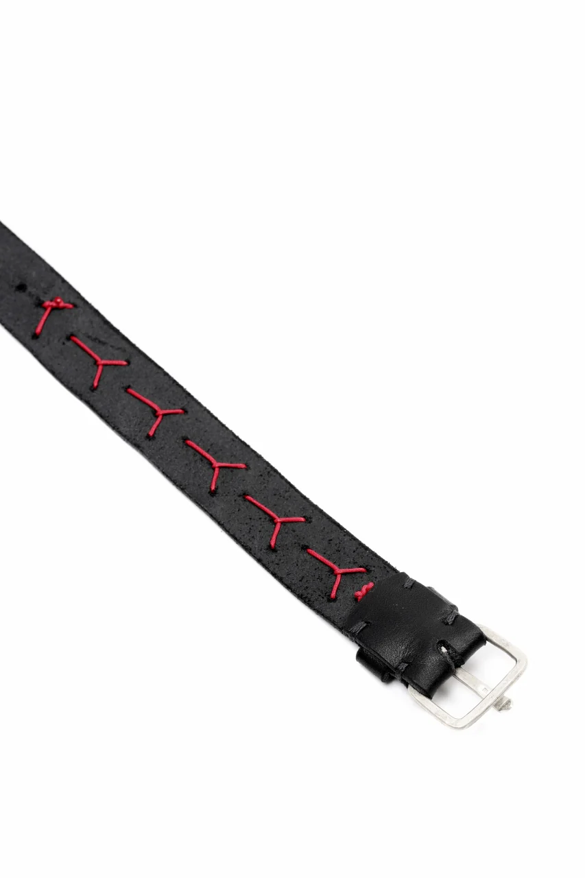 m.a+ cross stitched med wrist band / A-F8E1/GR 3,0 (BLACK) - Image 10
