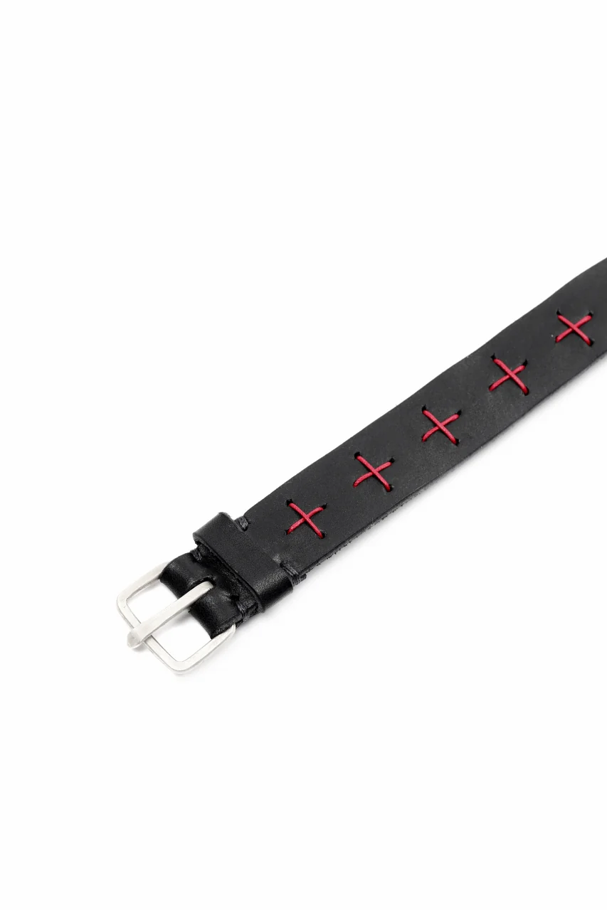 m.a+ cross stitched med wrist band / A-F8E1/GR 3,0 (BLACK) - Image 8