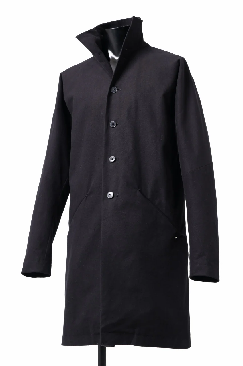 m.a+ diagonal pocket medium fit coat / C256/CE6 (BLACK) - Image 3