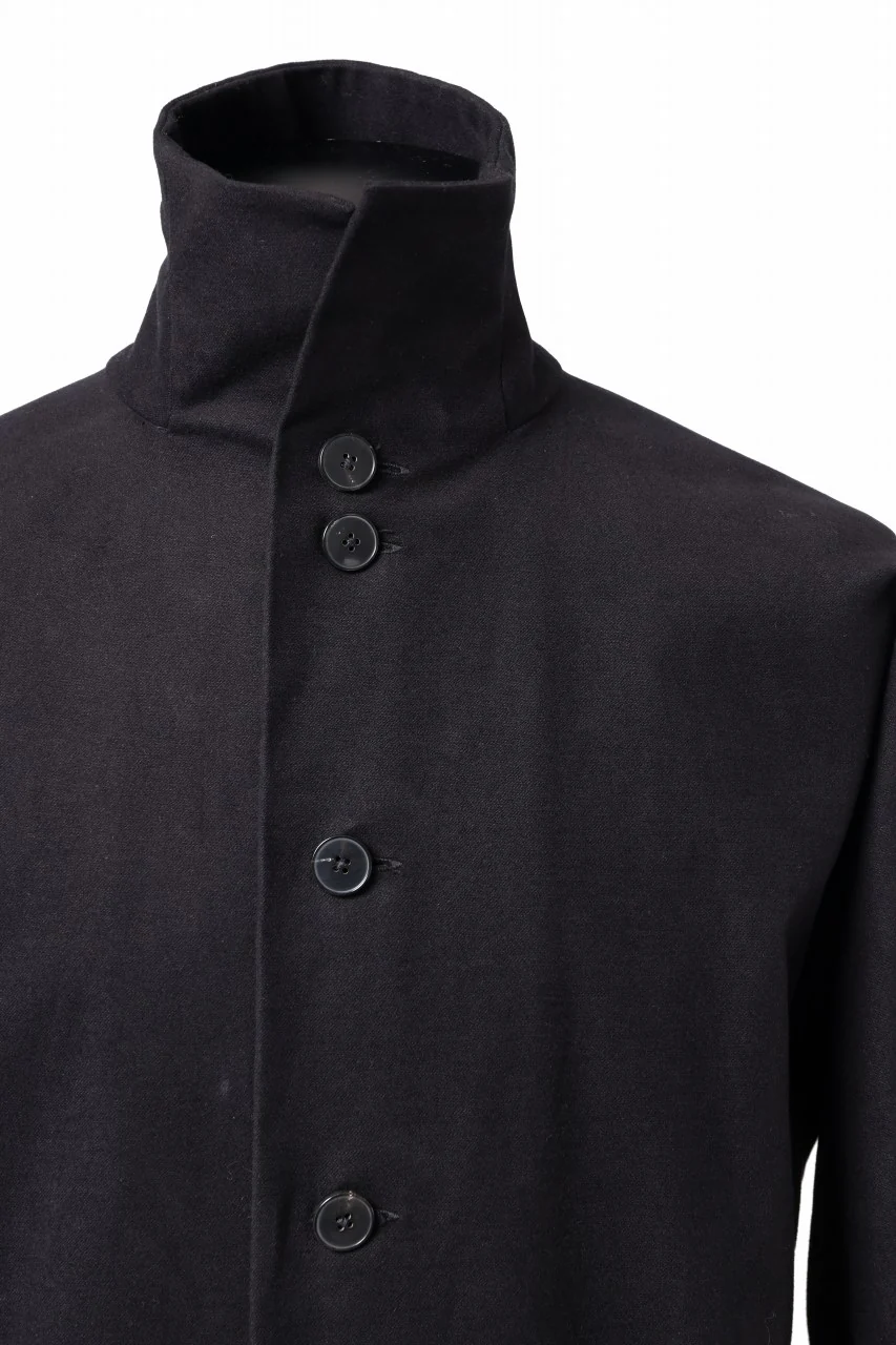 m.a+ diagonal pocket medium fit coat / C256/CE6 (BLACK) - Image 6