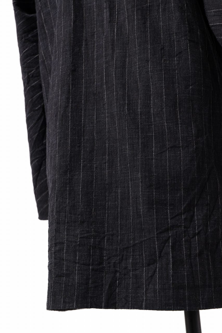 m.a+ diagonal pocket medium fit coat / C256/CWST (BLACK/WHITE) - Image 25