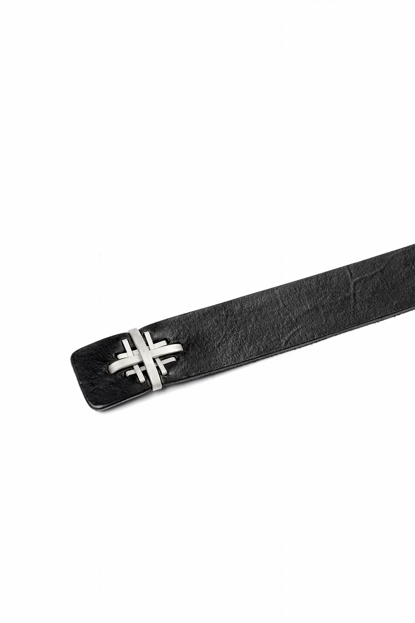 m.a+ double cross buckle medium belt / EX+1D GR3,0 (BLACK) - Image 11