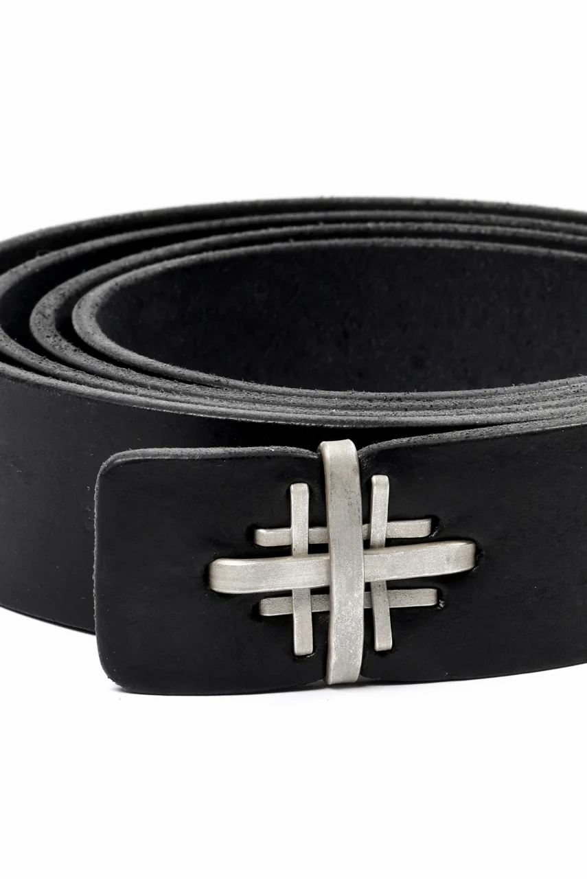 m.a+ double cross buckle medium belt / EX+1D GR3,0 (BLACK) - Image 13