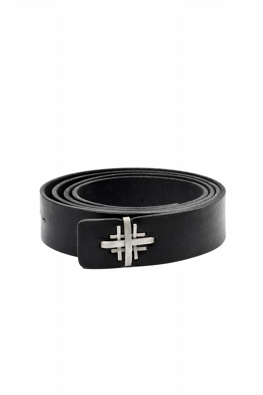 m.a+ double cross buckle medium belt / EX+1D GR3,0 (BLACK) - Image 3
