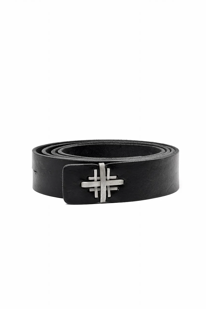 m.a+ double cross buckle medium belt / EX+1D GR3,0 (BLACK) - Image 4