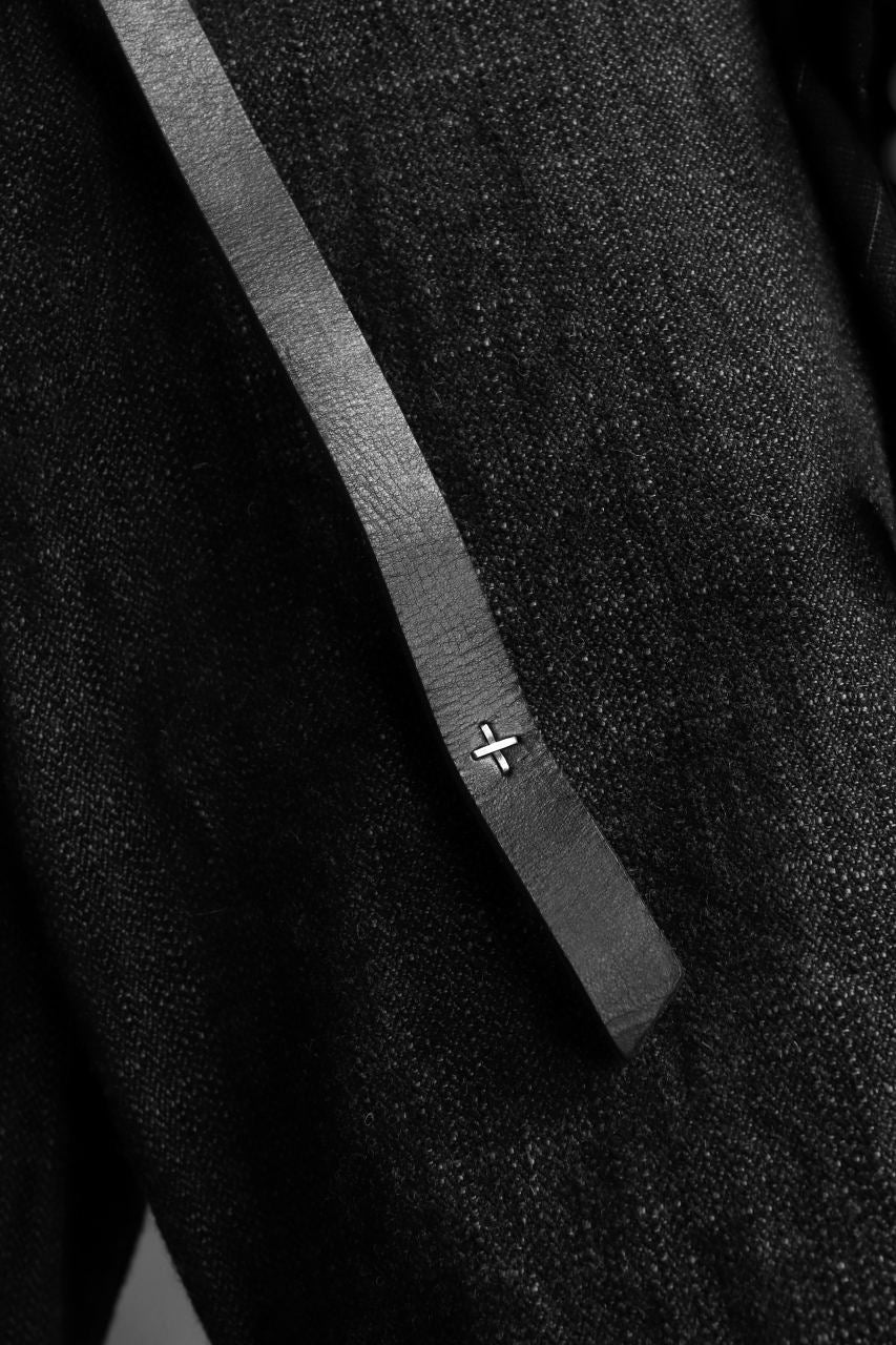 m.a+ double cross buckle skinny belt / EX+1B/GR3,0 (BLACK) - Image 14