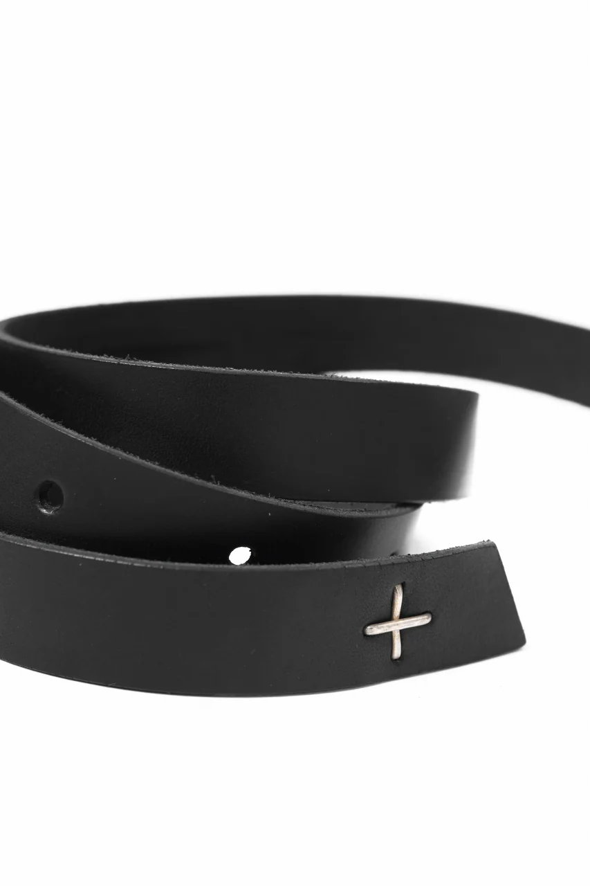 m.a+ double oval buckle medium belt / EL1C/GR3,0 (BLACK) - Image 10