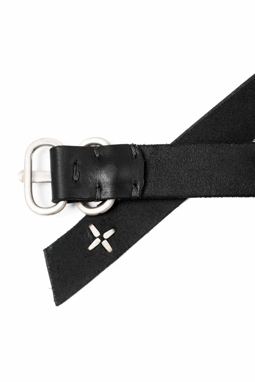 m.a+ double oval buckle medium belt / EL1C/GR3,0 (BLACK) - Image 12