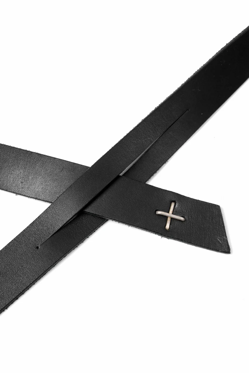 m.a+ double oval buckle medium belt / EL1C/GR3,0 (BLACK) - Image 13