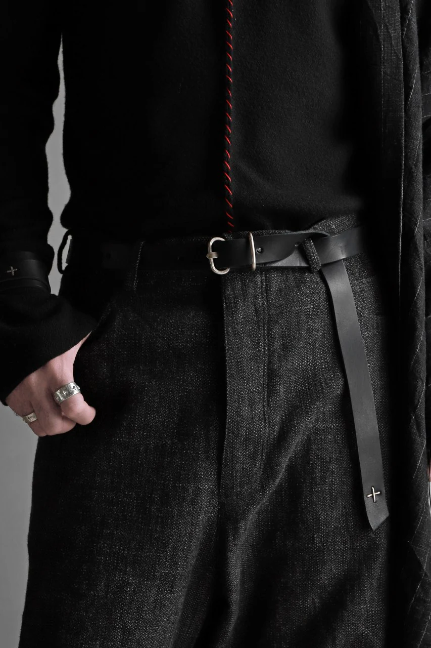 m.a+ double oval buckle medium belt / EL1C/GR3,0 (BLACK) - Image 15