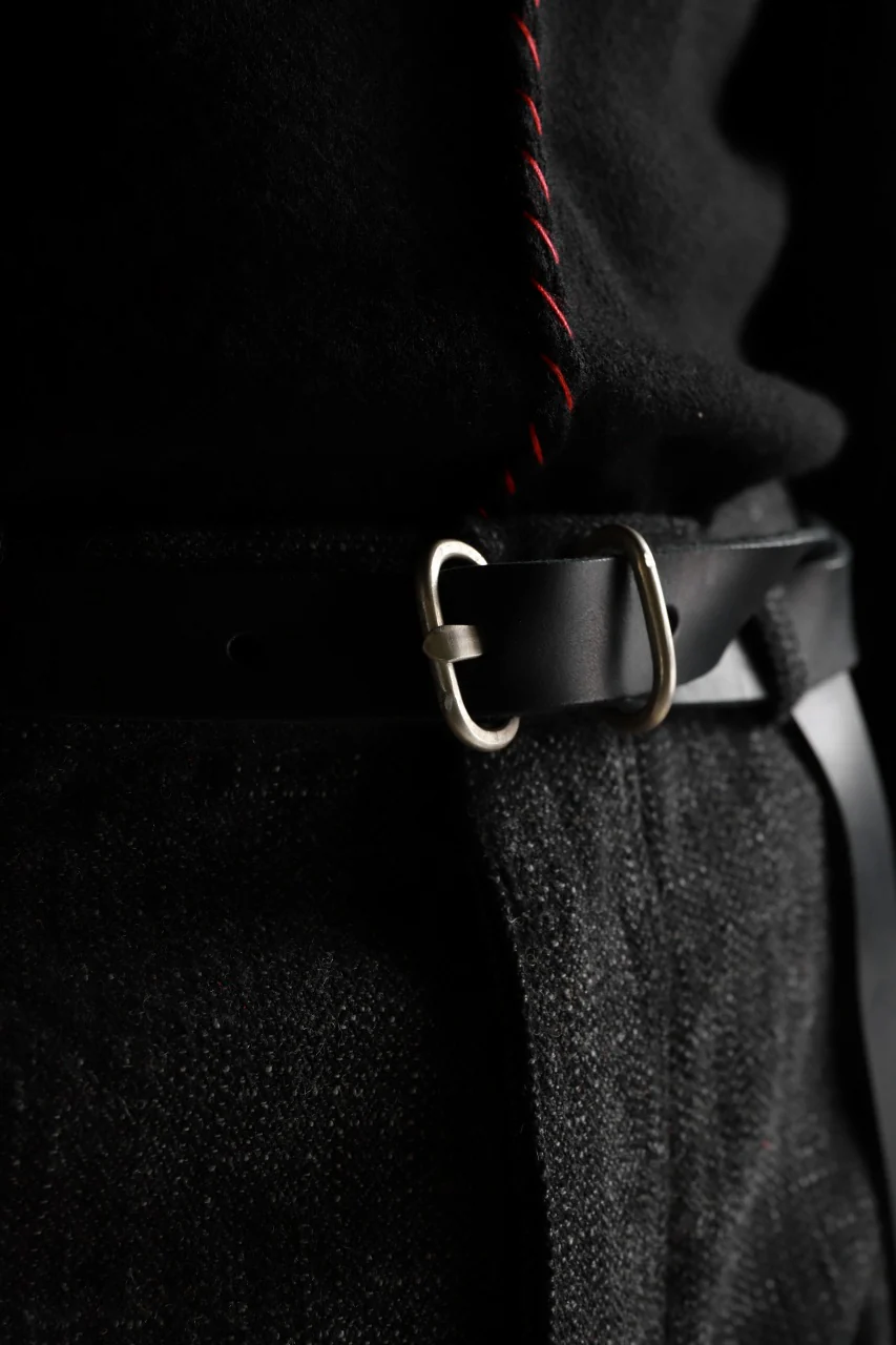 m.a+ double oval buckle medium belt / EL1C/GR3,0 (BLACK) - Image 16