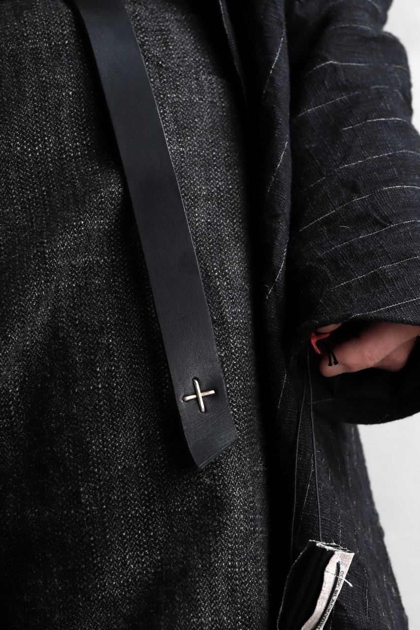 m.a+ double oval buckle medium belt / EL1C/GR3,0 (BLACK) - Image 17