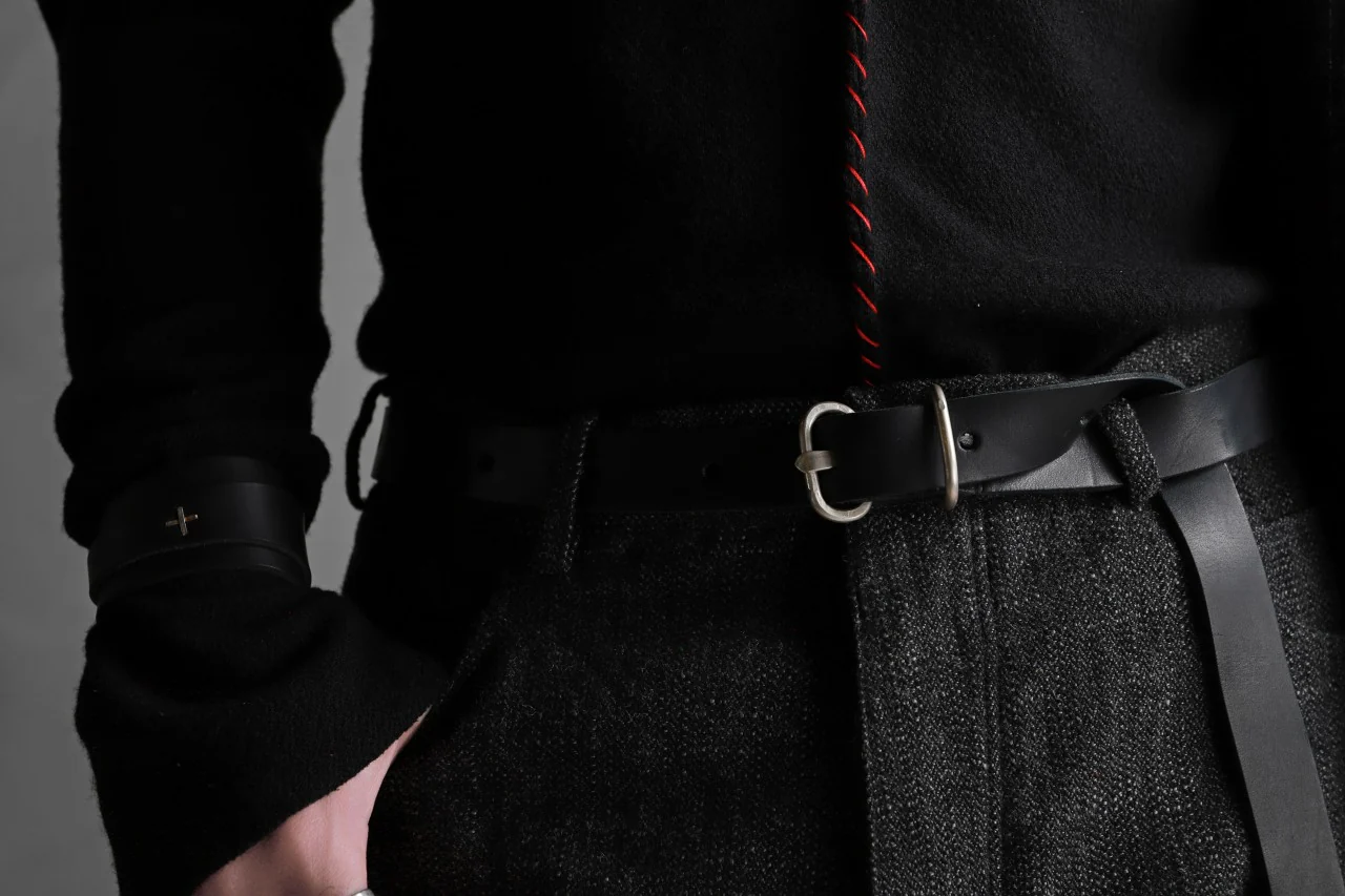m.a+ double oval buckle medium belt / EL1C/GR3,0 (BLACK) - Image 18