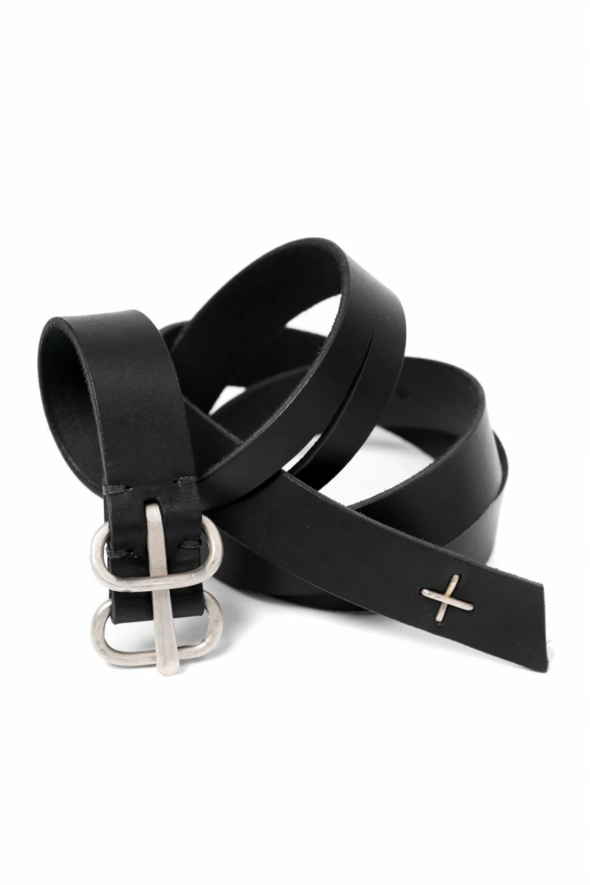 m.a+ double oval buckle medium belt / EL1C/GR3,0 (BLACK) - Image 4