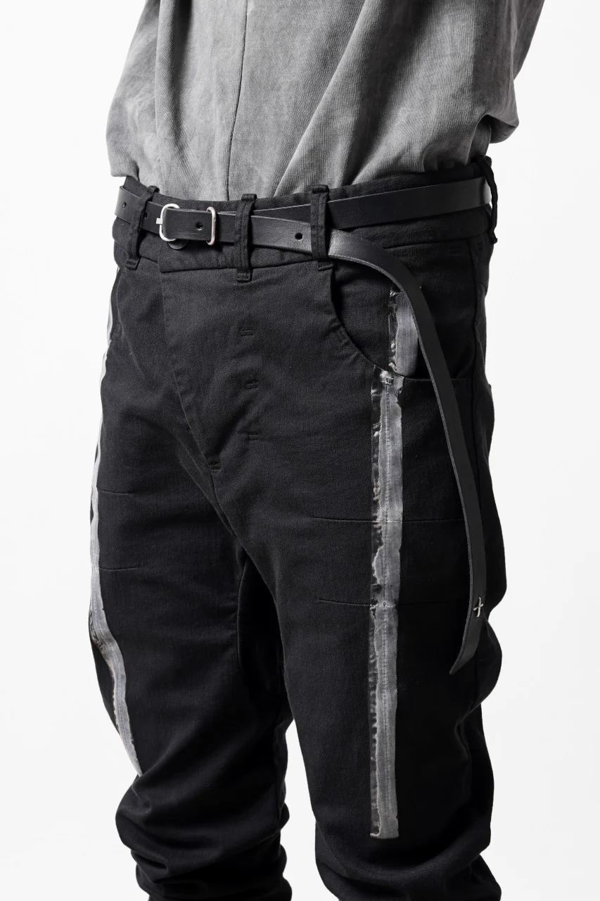 m.a+ double oval buckle thin belt / EL1B/GR3,0 (BLACK) - Image 21