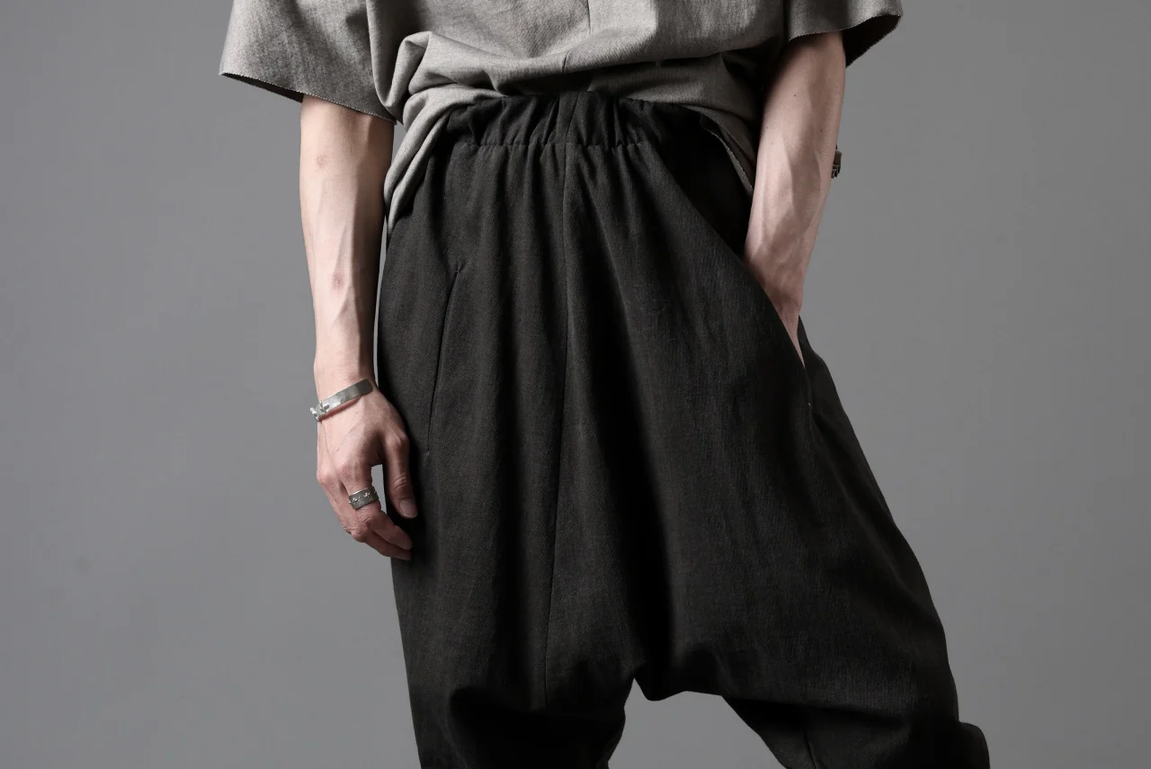 m.a+ elastic waist low crotch 2 pocket pants / P571/MJP1 (CARBON) - Image 30