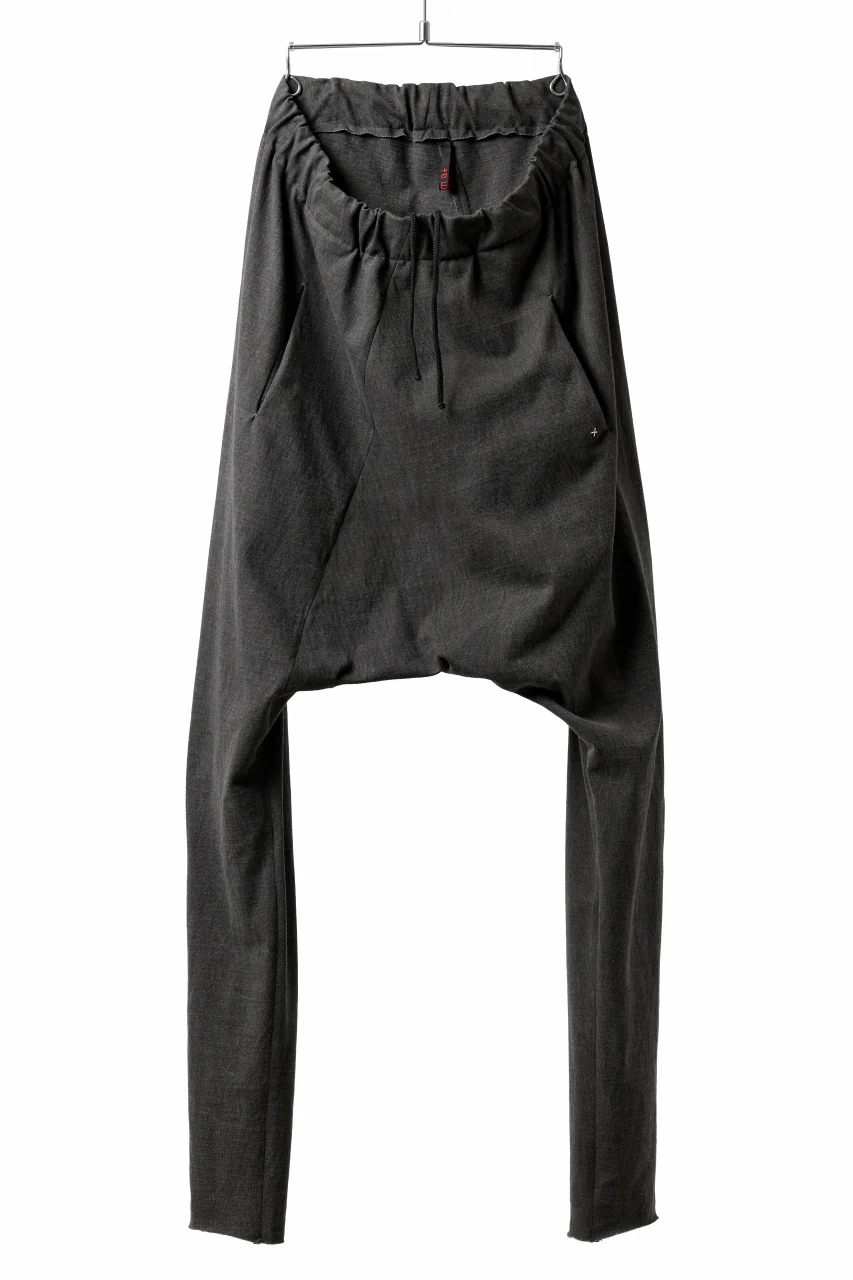 m.a+ elastic waist low crotch 2 pocket pants / P571/MJP1 (CARBON)