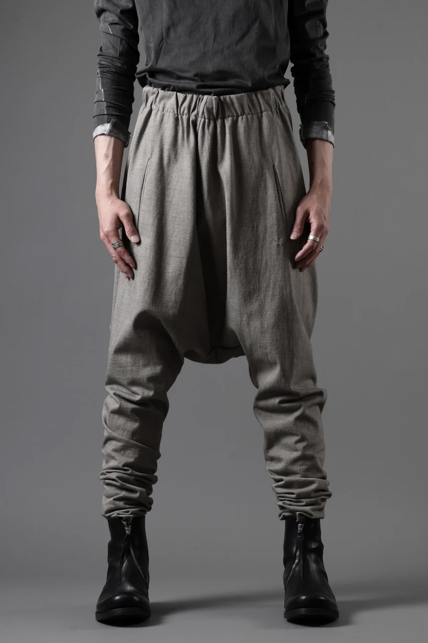 m.a+ elastic waist low crotch 2 pocket pants / P571/MJP1 (LIGHT CARBON) - Image 4