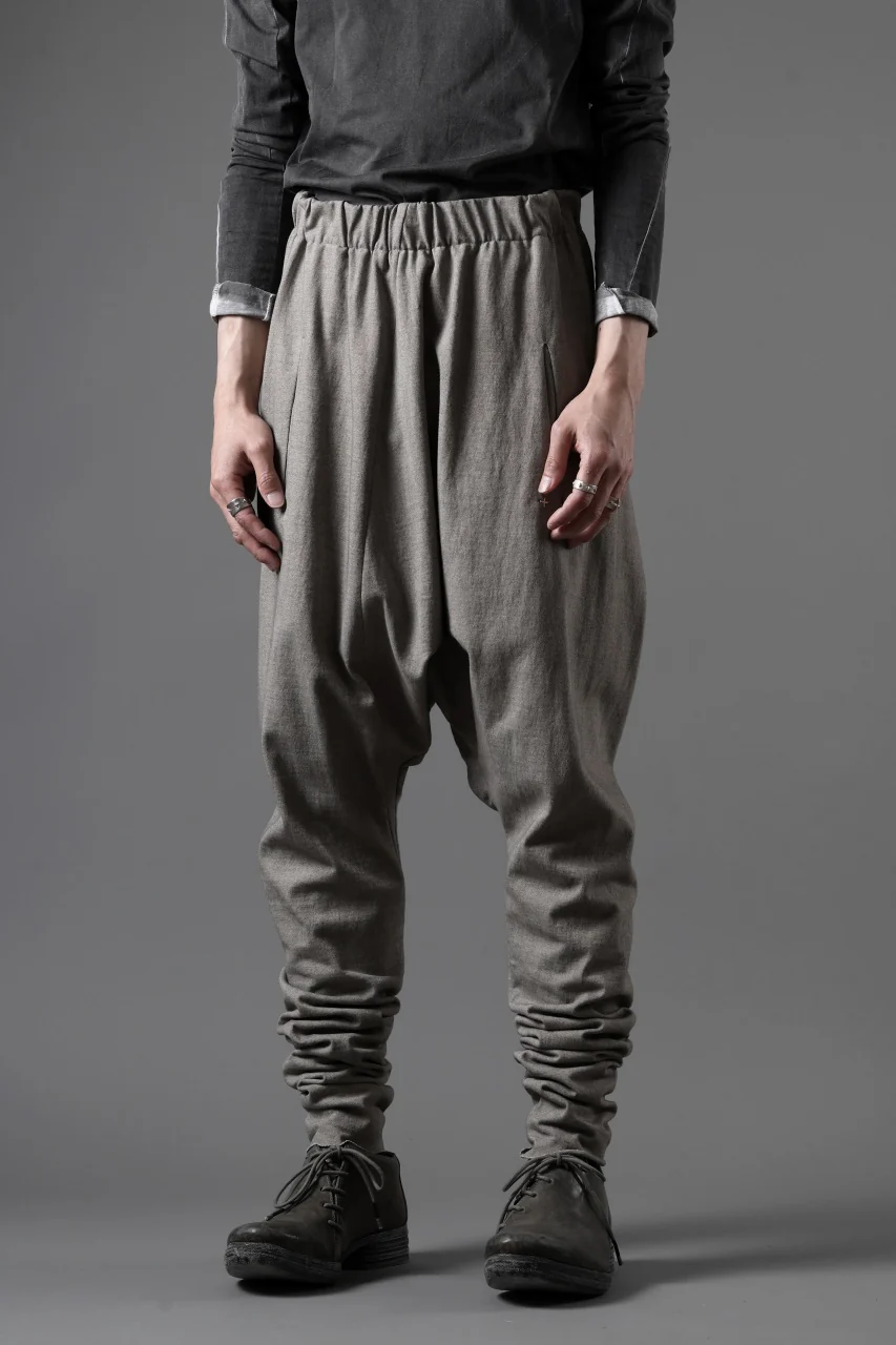 m.a+ elastic waist low crotch 2 pocket pants / P571/MJP1 (LIGHT CARBON) - Image 7