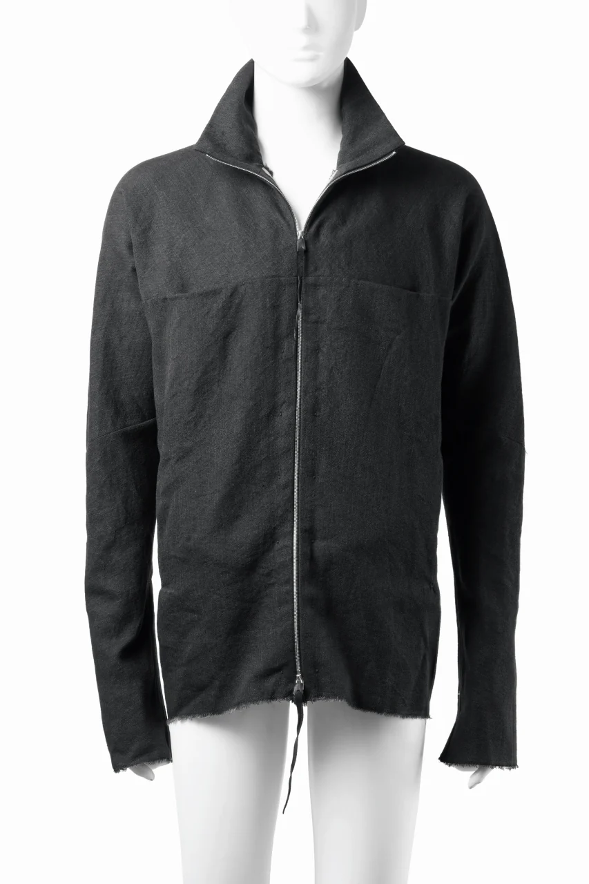 m.a+ exclusive zipped tall collar shirt jacket / H252DZ/P / LWV (BLACK) - Image 2