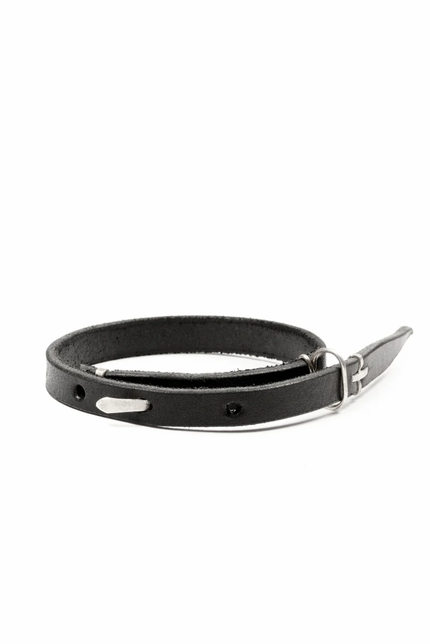 m.a+ extra thin bracelet / A-F0LA1 / GR 3,0 (BLACK) - Image 2