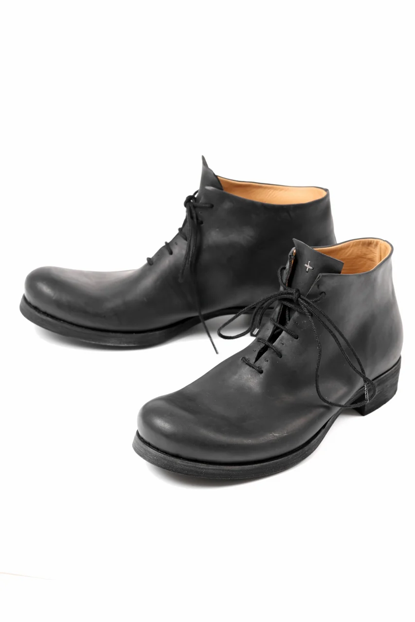 m.a+ front laced ankle boot / S1BB2/VA1,5 (BLACK) - Image 3
