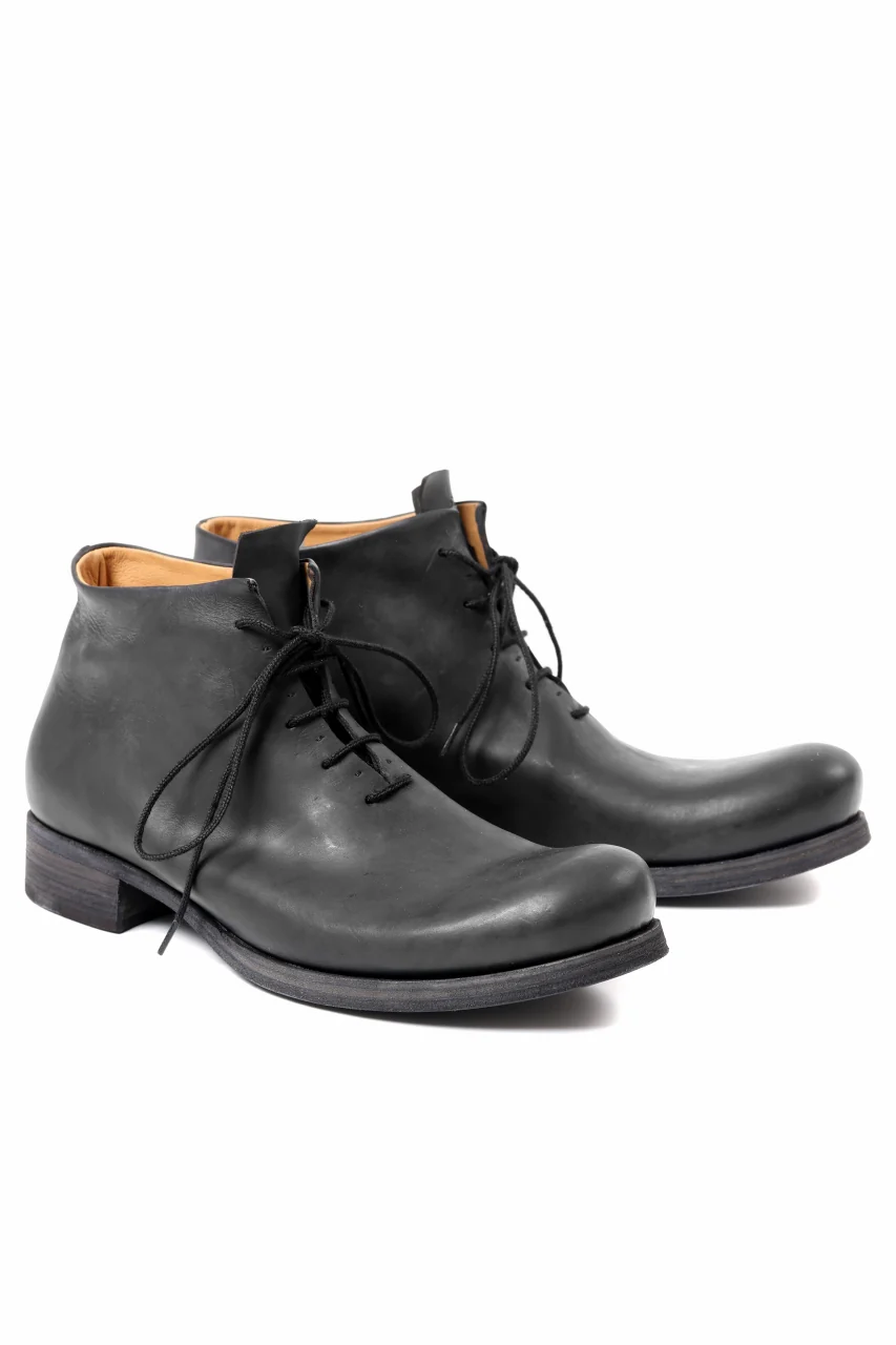 m.a+ front laced ankle boot / S1BB2/VA1,5 (BLACK) - Image 5