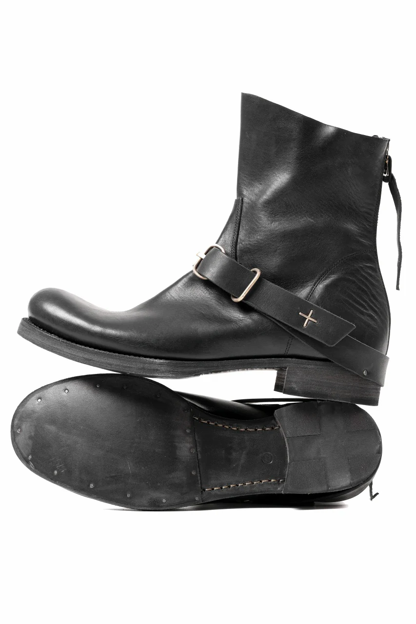m.a+ goodyear buckle back zipper medium boots / S1C2Z/CUAV1,5 (BLACK) - Image 11