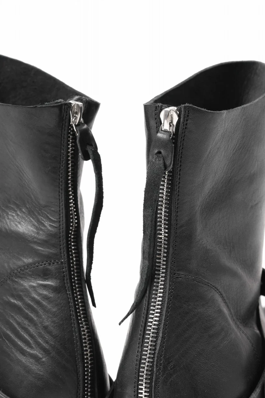 m.a+ goodyear buckle back zipper medium boots / S1C2Z/CUAV1,5 (BLACK) - Image 17