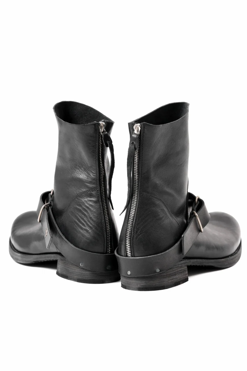 m.a+ goodyear buckle back zipper medium boots / S1C2Z/CUAV1,5 (BLACK) - Image 8