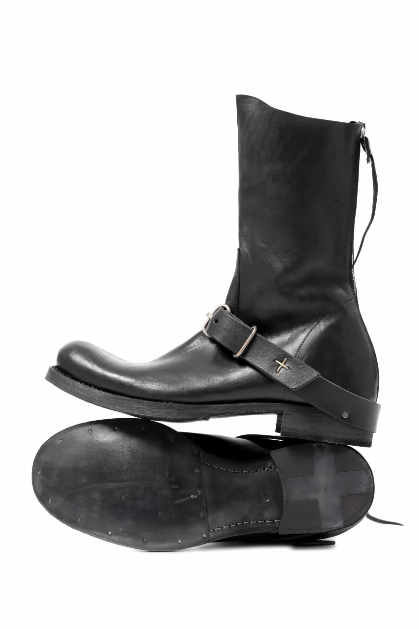 m.a+ goodyear tall buckle back zipper boots / S1C3Z/CU1,5 (BLACK) - Image 13