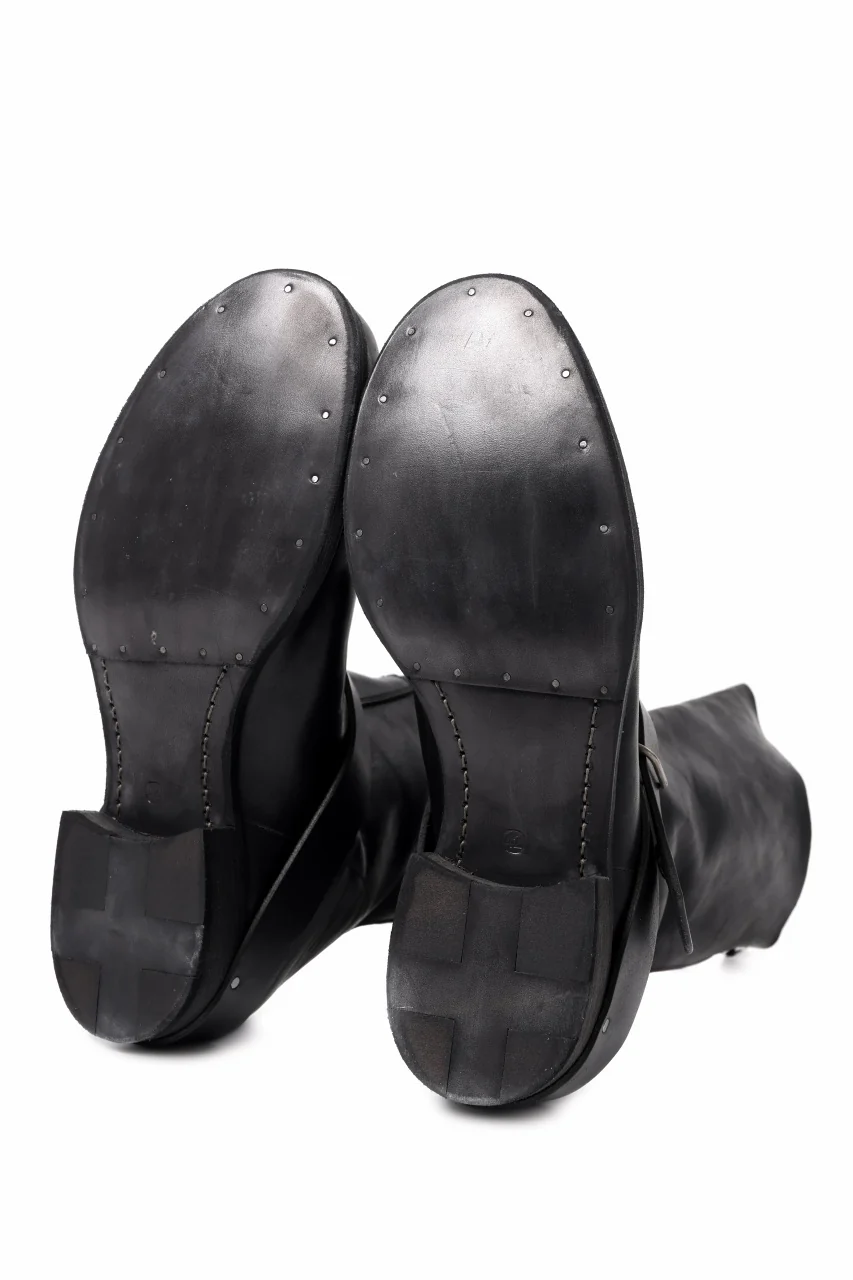 m.a+ goodyear tall buckle back zipper boots / S1C3Z/CU1,5 (BLACK) - Image 14