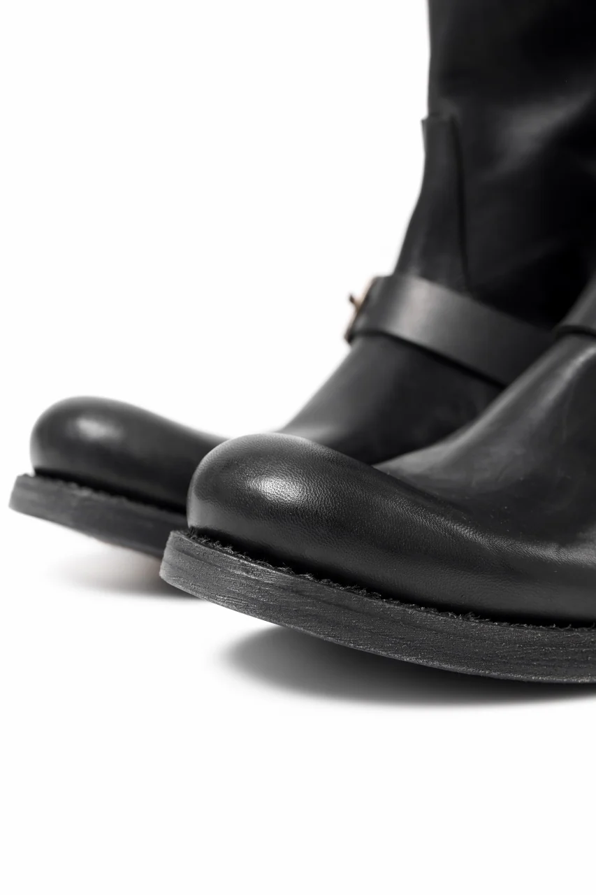 m.a+ goodyear tall buckle back zipper boots / S1C3Z/CU1,5 (BLACK) - Image 16
