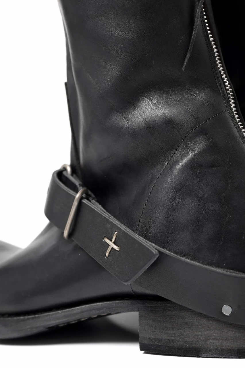 m.a+ goodyear tall buckle back zipper boots / S1C3Z/CU1,5 (BLACK) - Image 23