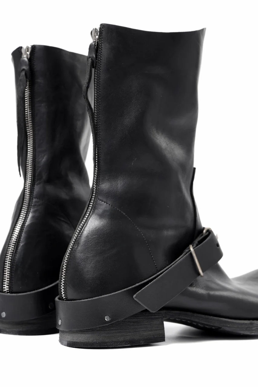 m.a+ goodyear tall buckle back zipper boots / S1C3Z/CU1,5 (BLACK) - Image 25