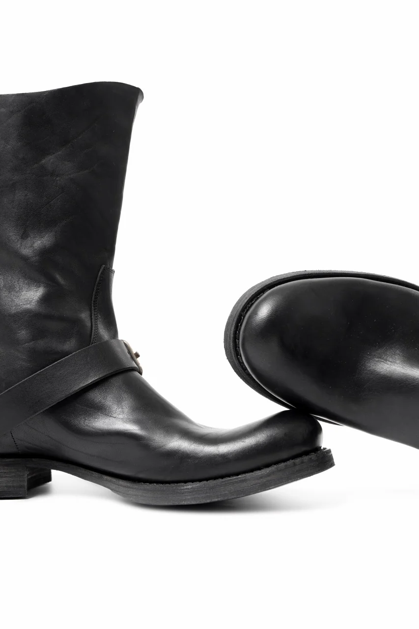 m.a+ goodyear tall buckle back zipper boots / S1C3Z/CU1,5 (BLACK) - Image 28