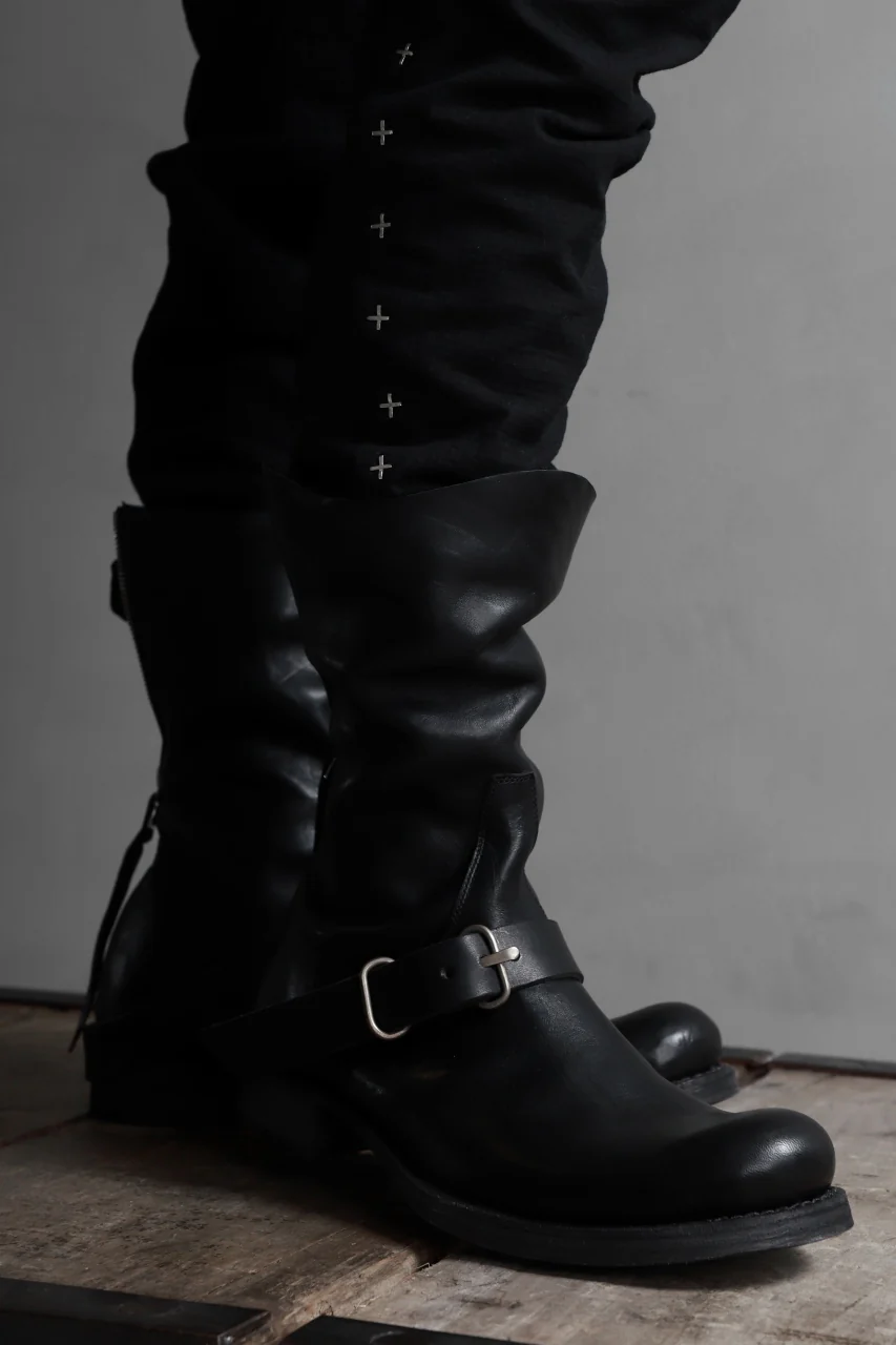 m.a+ goodyear tall buckle back zipper boots / S1C3Z/CU1,5 (BLACK) - Image 35
