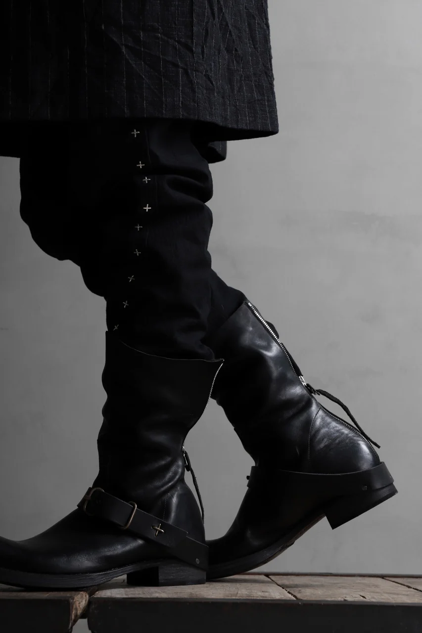 m.a+ goodyear tall buckle back zipper boots / S1C3Z/CU1,5 (BLACK) - Image 36