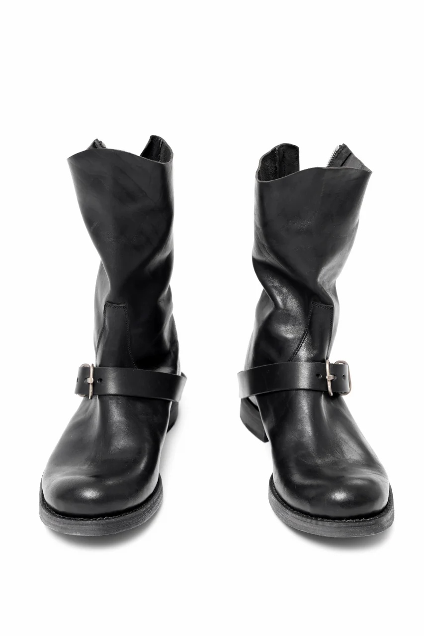m.a+ goodyear tall buckle back zipper boots / S1C3Z/CU1,5 (BLACK) - Image 6