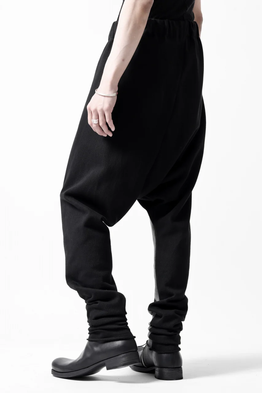 m.a+ exclusive hand painted elastic waist low crotch 2 pocket pants / P571-HP/JM4 (BLACK) - Image 22