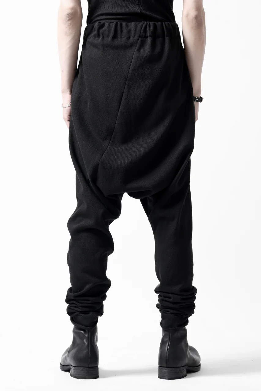 m.a+ exclusive hand painted elastic waist low crotch 2 pocket pants / P571-HP/JM4 (BLACK) - Image 24