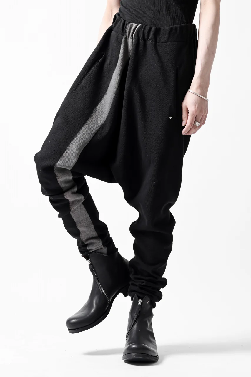 m.a+ exclusive hand painted elastic waist low crotch 2 pocket pants / P571-HP/JM4 (BLACK) - Image 26